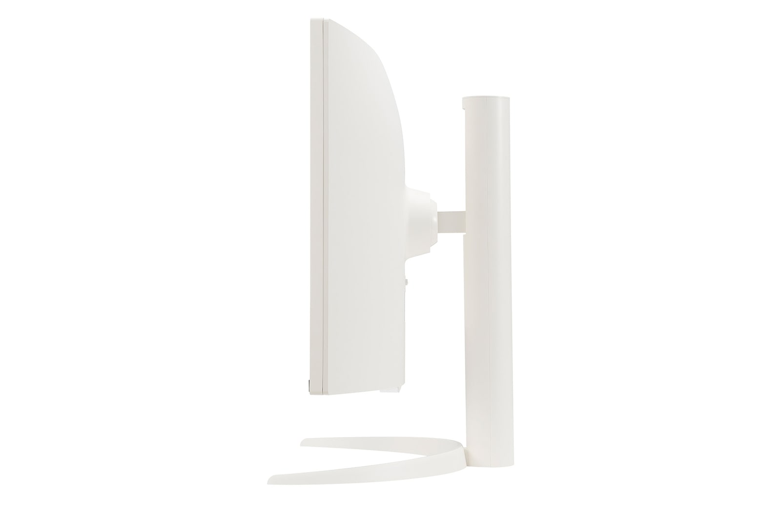 LG Smart Monitor white - representative rear view