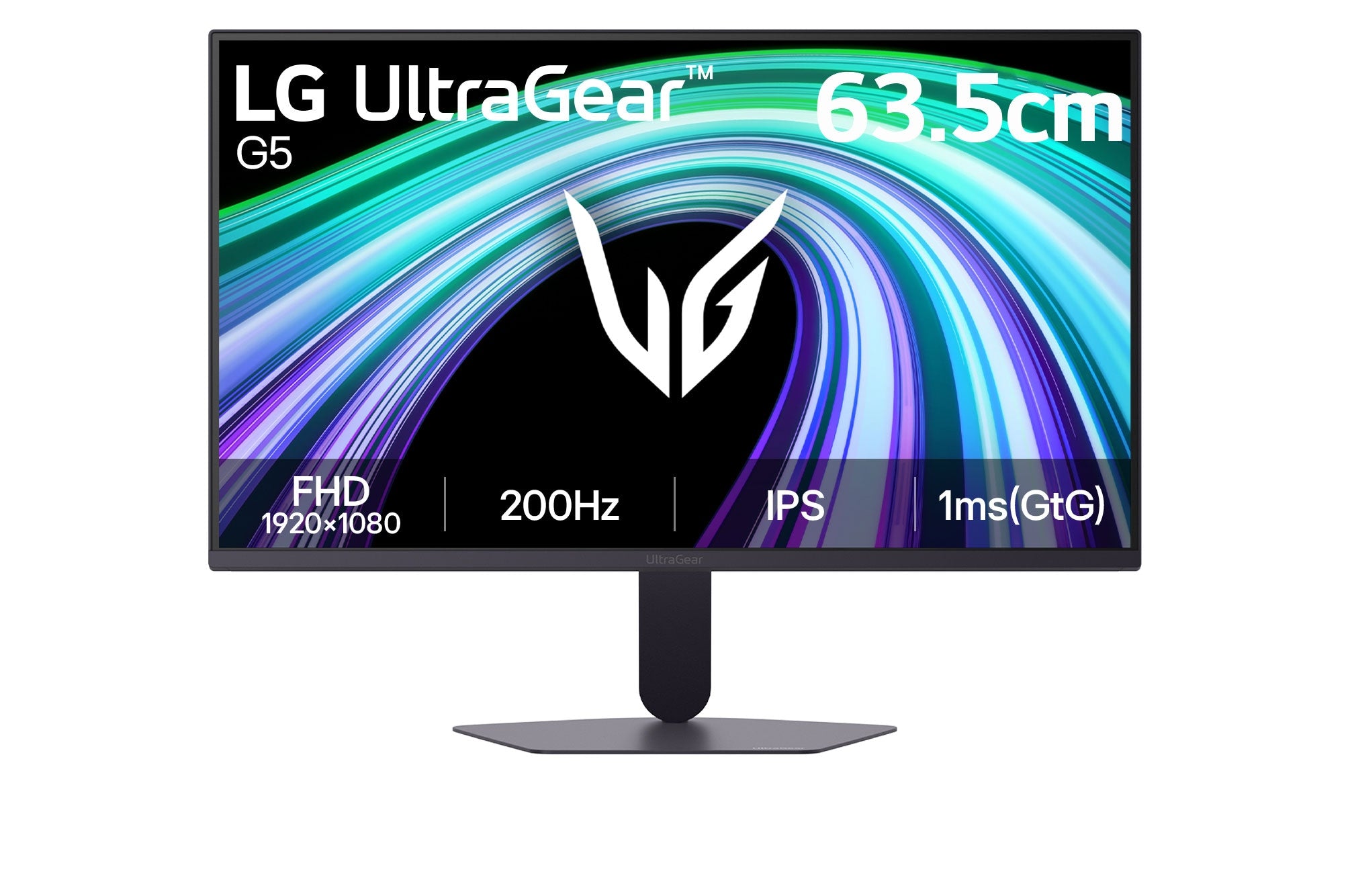LG UltraGear 25G523B-B Gaming Monitor front view