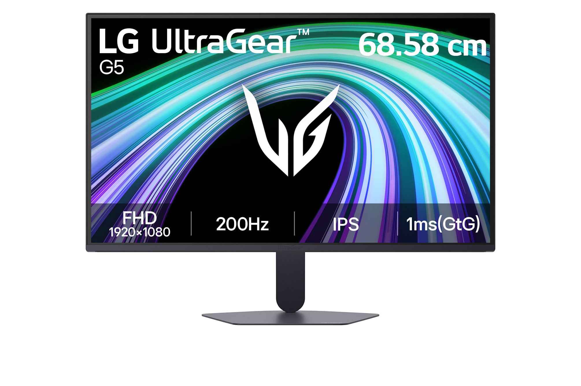 LG UltraGear 27-inch Gaming Monitor front view (27G523B-B shown, closest match)