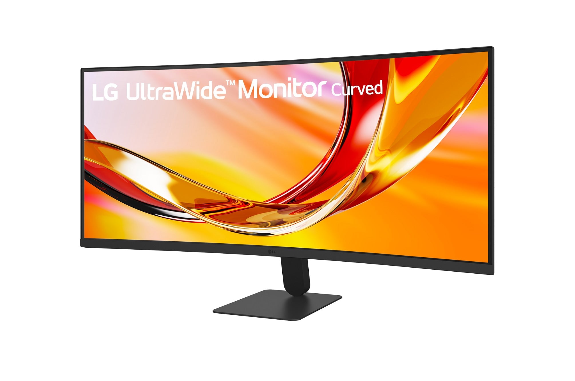 LG 34U601B-B UltraWide Curved Monitor side view