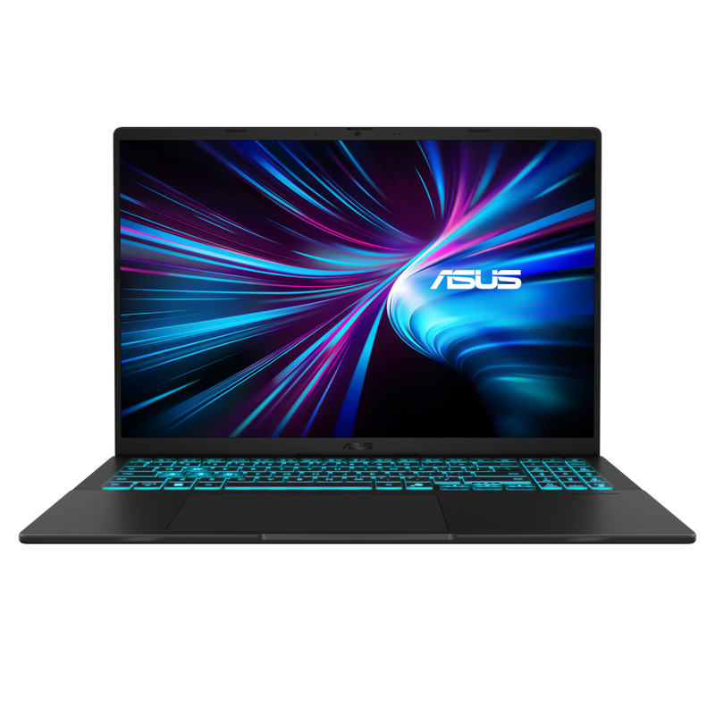ASUS Gaming V16 front view, Matte Black
