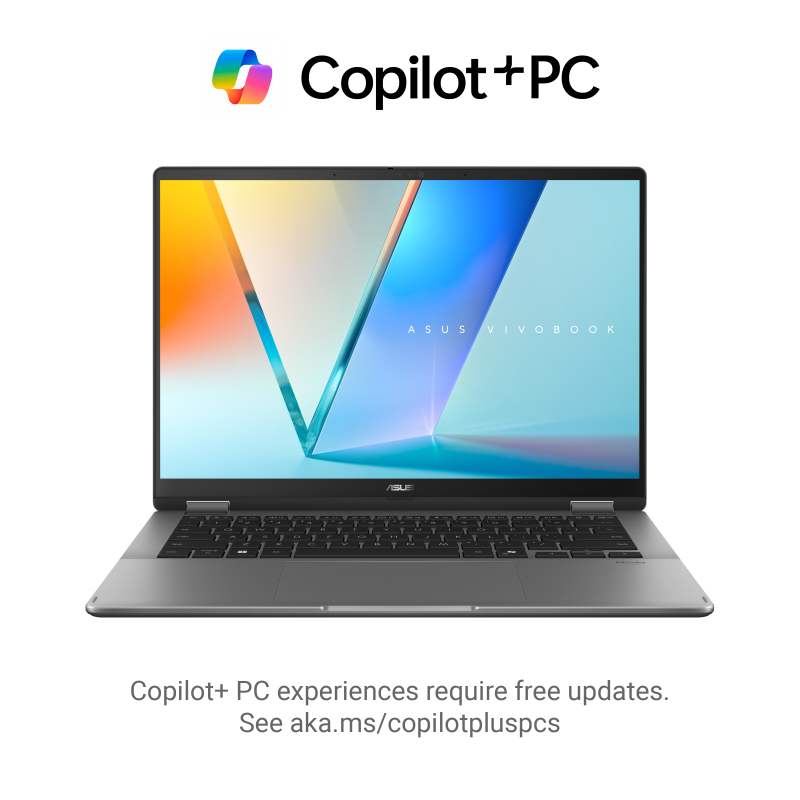 ASUS Vivobook S14 Flip (Intel Core Ultra 7 256V, 16GB RAM, 512GB SSD) - TP3407SA-SG184WS